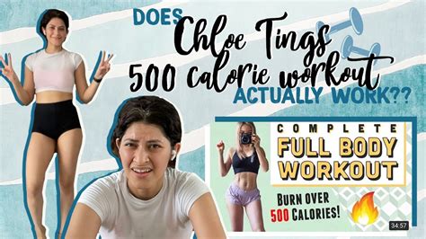 calorie burn chloe ting|Chloe Ting full body workout.